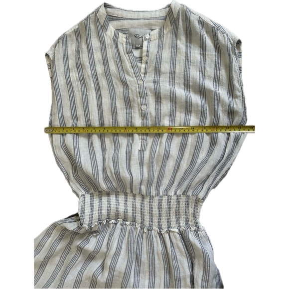 EUC Rails Angelina Blue & White Striped Linen Sundress Size S - Picture 4 of 11